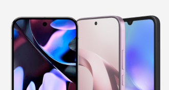 Trio de smartphones